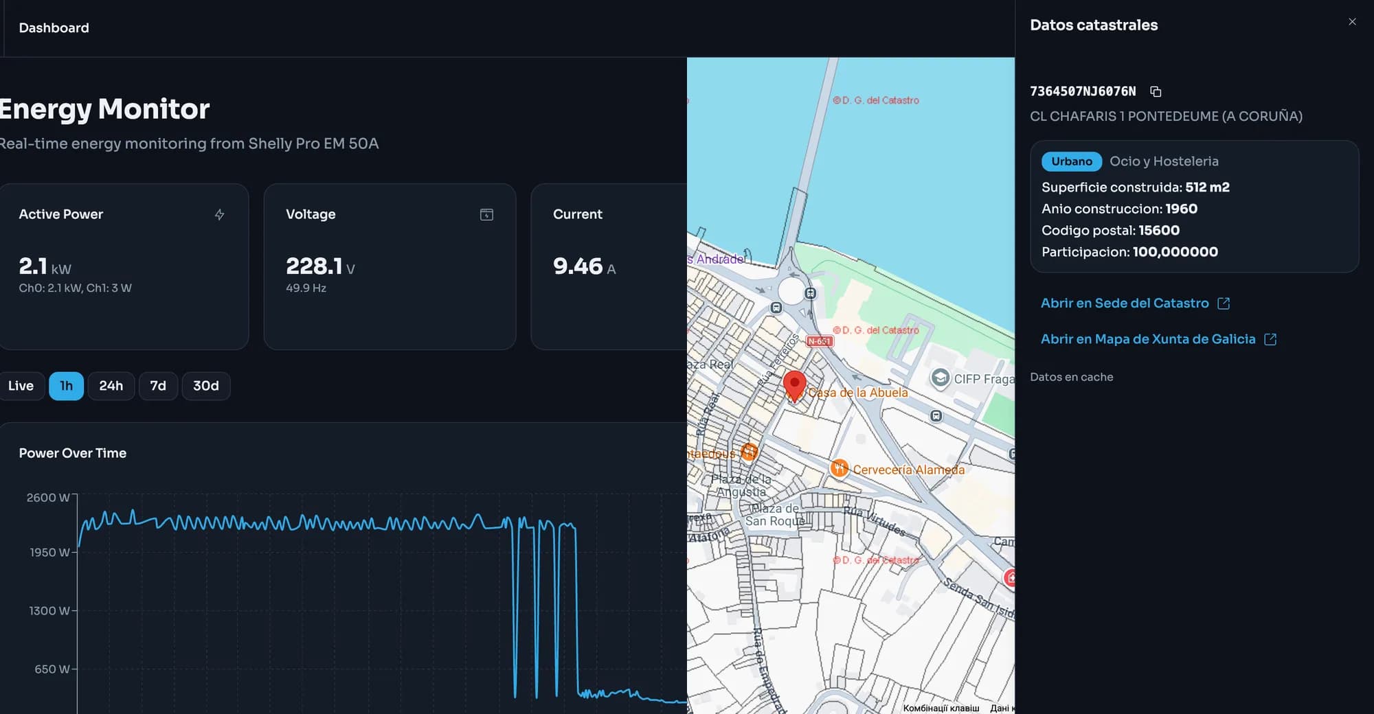 Home Energy & Geo Analytics Platform